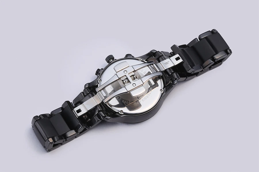 Новые мужские спортивные часы phyboth1451 керамические наручные часы японские кварцевые кинетические часы Подарочные часы