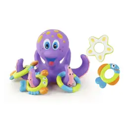 Игрушки для ванной Осьминог комплект втулок плавающая маленькая рыба душевая игрушка для маленьких детей