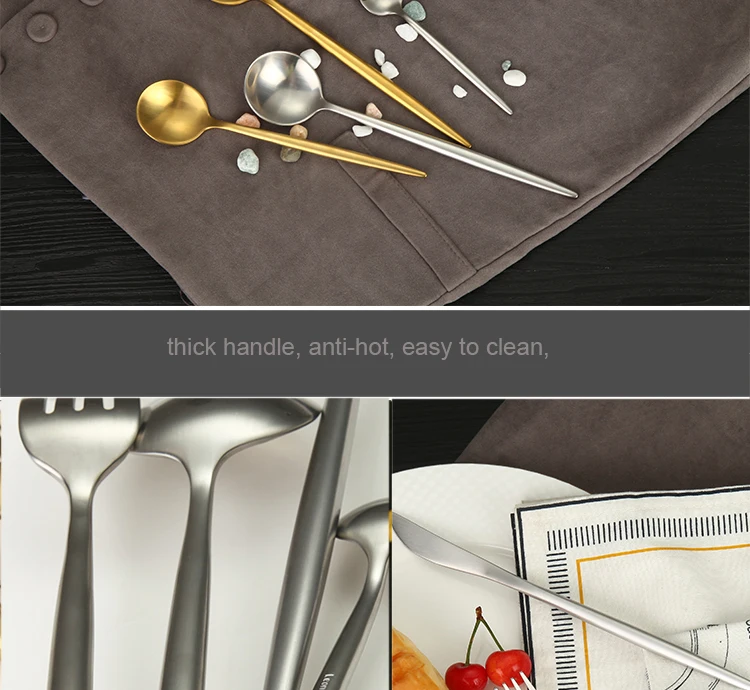 Роскошный Серебряный матовый набор столовых приборов из 304 ножей из нержавеющей стали, вилки, столовые ложки, высокое качество, набор посуды в японском стиле