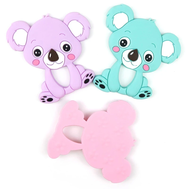 Силиконовый Прорезыватель для зубов Koala 1 шт. детский бусы самостоятельного