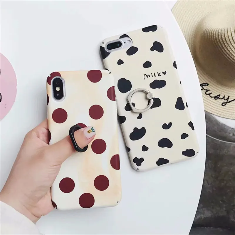 Тепло стильные Роскошные Chic волновой точки чехол для телефона iphone X 8 7 6 S Plus Чехол