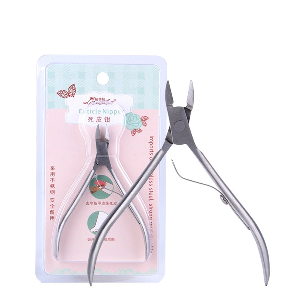 Lameila Multi function Stainless Steel Scissor Cuticle Remover Makeup Toolin Nail Art Equipment
