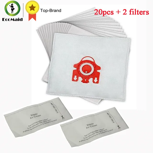 20pcs Dust Bag 2pcs Filter For Miele Type Fjm Vacuum 20pcs Dust Bag 2pcs Filter For Miele Type Fjm Vacuum Cleaner Rubbish