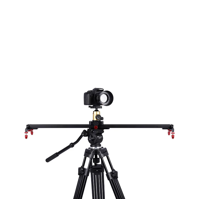 60cm/80cm 4 Bearing Aluminum DSLR Camera DV Damping Slider Track Rail Video Stabilizer Slide for Photography Studio Camcorder