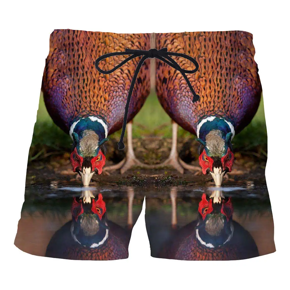 PHEASANT пляжные шорты Веселая 3D-печать мужские повседневные шорты модные мужские летние популярные мужские крутые шорты