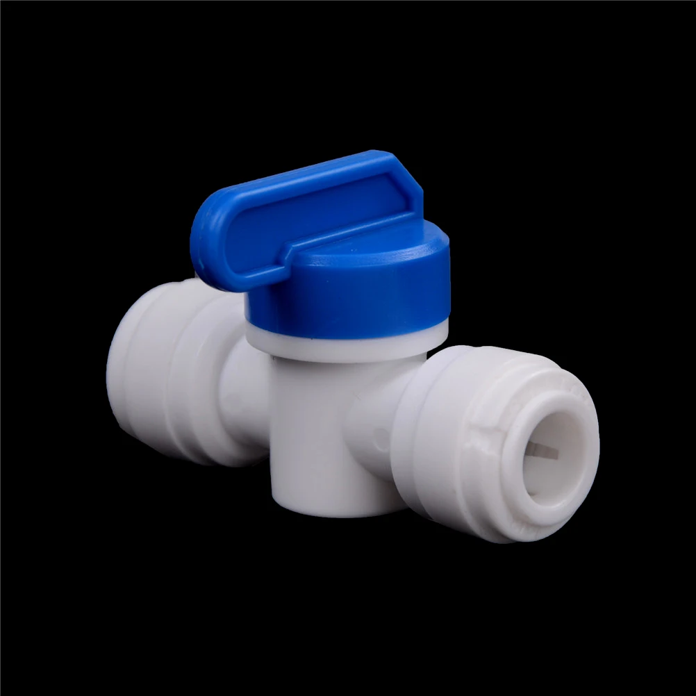 

3/8"- 3/8" PE Pipe Hose Quick Connection Ball Valve Water Reveser Osmosis Aquarium System Fittings