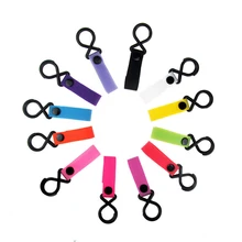 Child Stroller Equipment Plastic Child Automobile Carriage Hook Rainbow Coloration Magic Stick Hook Pram Pushchair Hanger Hanging TPJ01