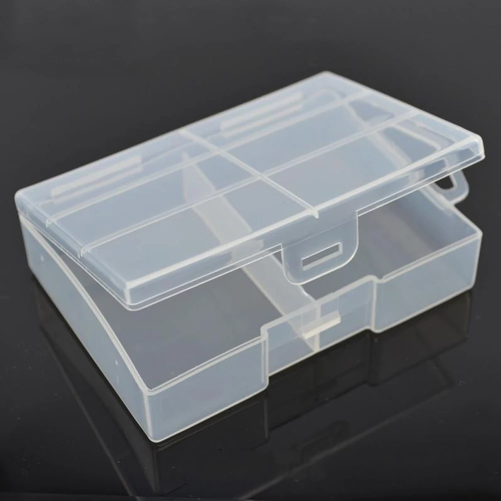 

Large Capacity Safe Battery Storage Box Hard Plastic Transparent Portable Dry Full Cover Holder Container Case Organizer