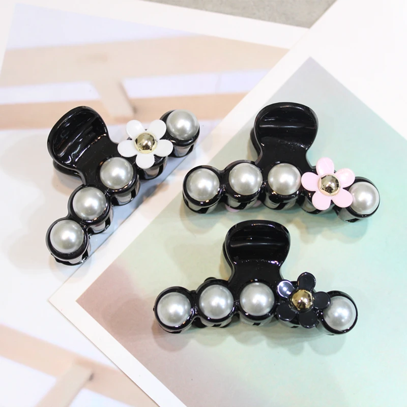 

New acrylic camellia flowers Hair Ornaments Claw Clip Headwear Accessories Hair Claw Clip for Women Jewelry Crab Hair Clips