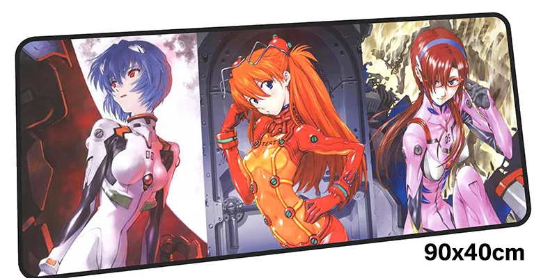 NEON GENESIS EVANGELION Коврик для мыши геймер 900x400 мм notbook коврик для мыши большой игровой коврик eva большой коврик для мыши ПК Настольный коврик - Цвет: Size 900x400X2MM