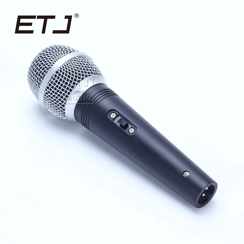 ETJ Brand High Quality Microphone Clear Sound Handheld Wired Karaoke