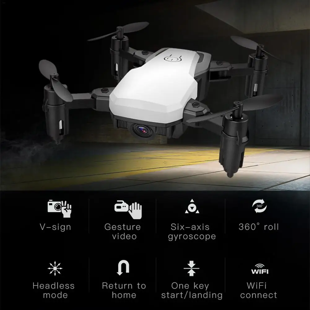

SG800 Folding Aircraft 2 Million Pixel Wide-angle Lens WiFi Image Transmission Remote Mobile APP Control Aircraft Mini RC Drone