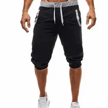 Новые мужские спортивные пляжные шорты, брюки, хлопковые спортивные брюки, шорты для фитнеса, повседневные спортивные шорты
