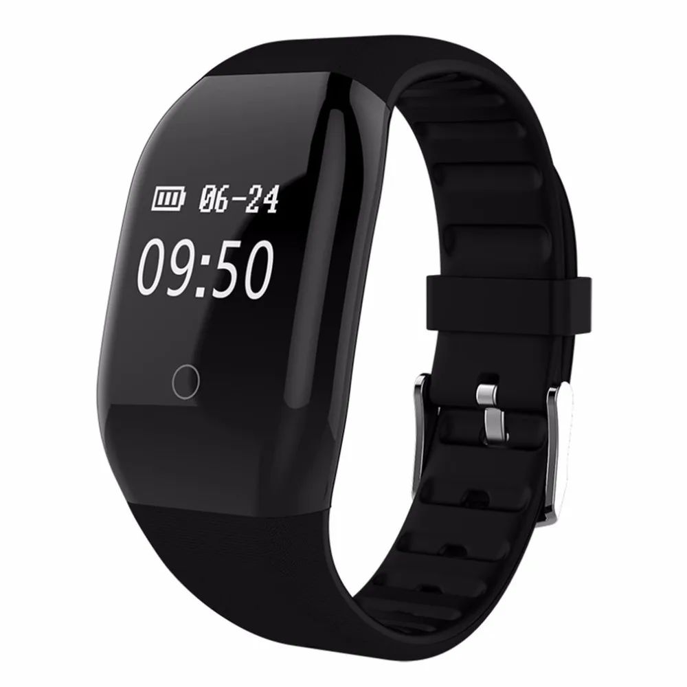 

IP67 Waterproof 608HR Smart Watch Blood Pressure OLED Touch Screen Heart Rate Monitor Smartwatch Health Bracelet