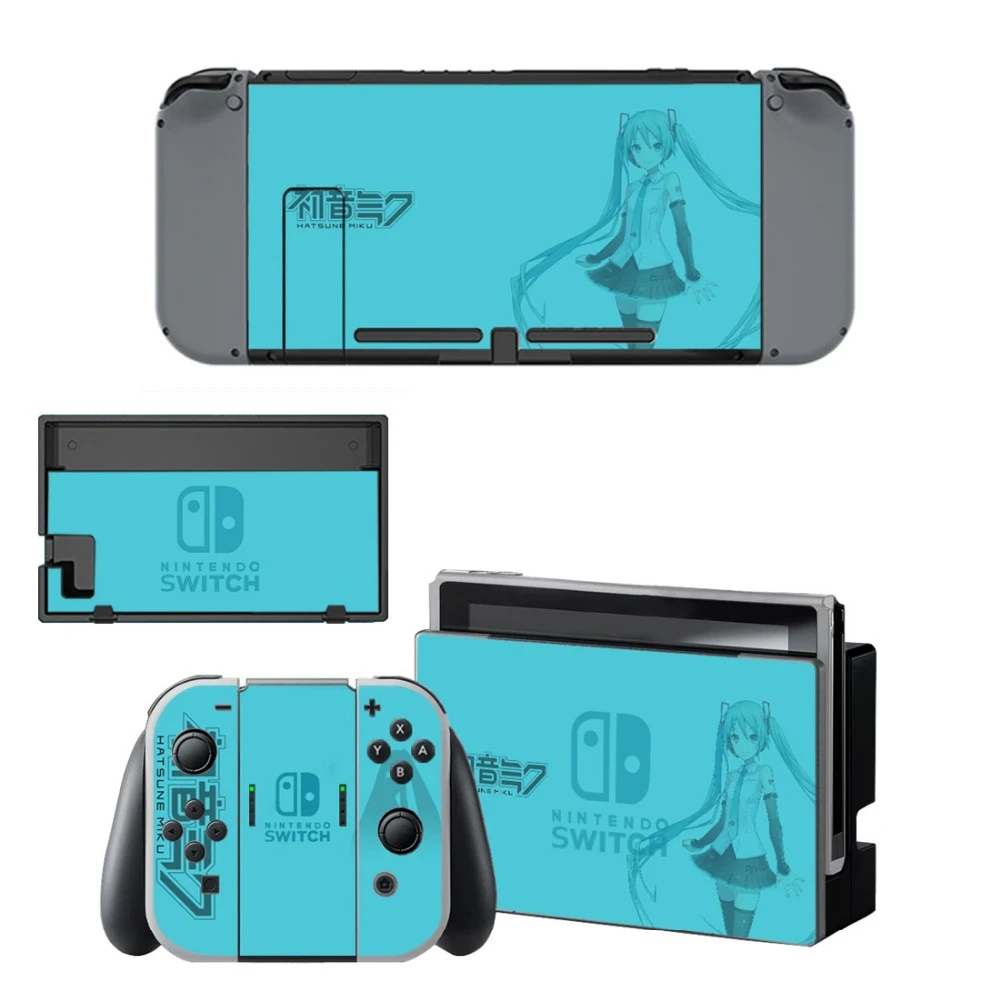 Vinyl Skin Sticker Hatsune Miku Project Diva Decal Cover For Nintend Switch Console And Joy Con Controlle Stickers Aliexpress