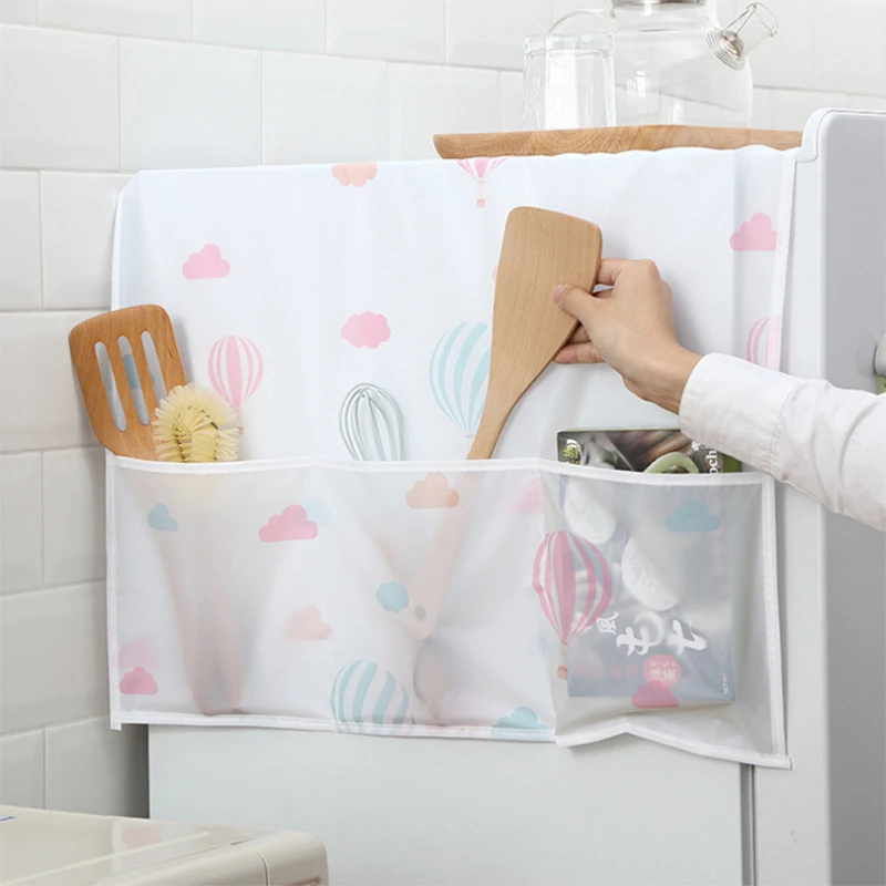 

Dustproof Refrigerator Cover Waterproof Washing Machine Cover European Pattern Sun Dust Protection Case Household Accessories