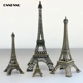 

1pcs Miniature Eiffel Tower Paris Tower Home Furnishing Decorative Gift Model Of Metal Ornaments Home Decoration Accessories