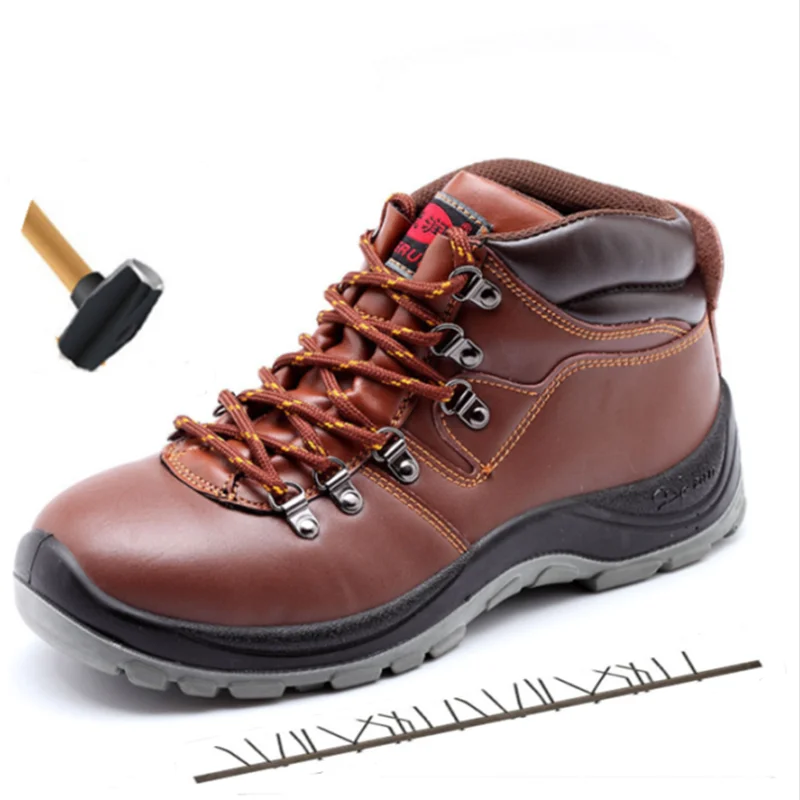 2019 الخريف عالية جلد أصلي للرجال مقدمة حذاء من المعدن حذاء برقبة للعمل الدافئة تنفس للماء حذاء امن للعمل العسكرية رياضية 2019 الخريف عالية جلد أصلي للرجال مقدمة حذاء من المعدن حذاء برقبة للعمل الدافئة تنفس للماء حذاء امن للعمل العسكرية رياضية