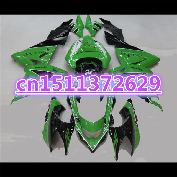 

Обтекатель из АБС-пластика для KAWASAKI ZX 10R 08-10 NINJA ZX-10R 08 09 10 Зеленый Черный ZX10R 2008 2009 2010 Обтекатели набор-Dor D
