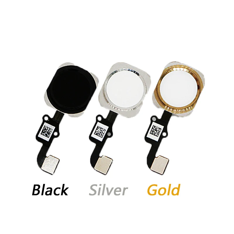 

1pcs Home Button key with Flex Cable for iPhone 6 6 Plus Black/White/Gold Home Flex Assembly flex