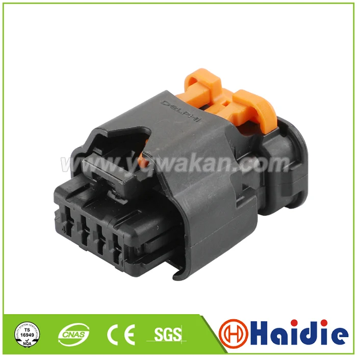 

Free shipping 5sets 4pin female auto plug wiring harness plug unsealed connector HD049A-1.5-21
