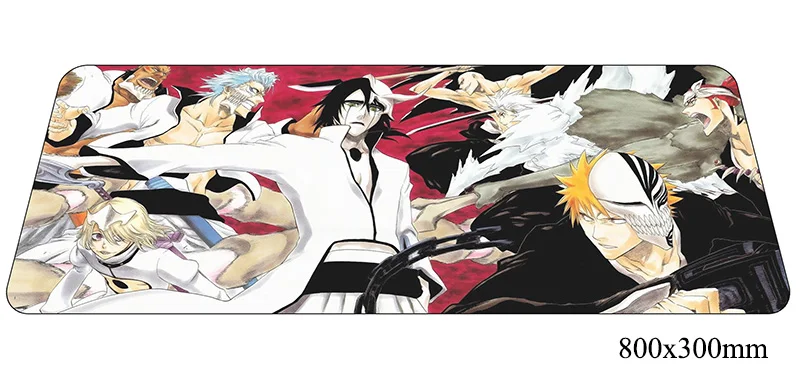 Популярная Компьютерная игровая мышь Bleach pad 800x300X2 мм Самый дешевый коврик для Мыши Эргономичный гаджет офисные настольные коврики