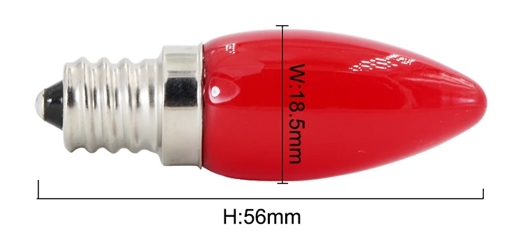 Lampadina Светодиодная лампа светильник E12 маленький 1,5 W зиму красными свечами ампулы лампы накаливания 220 В энергосберегающие лампы светильник для Будды красный Лотос