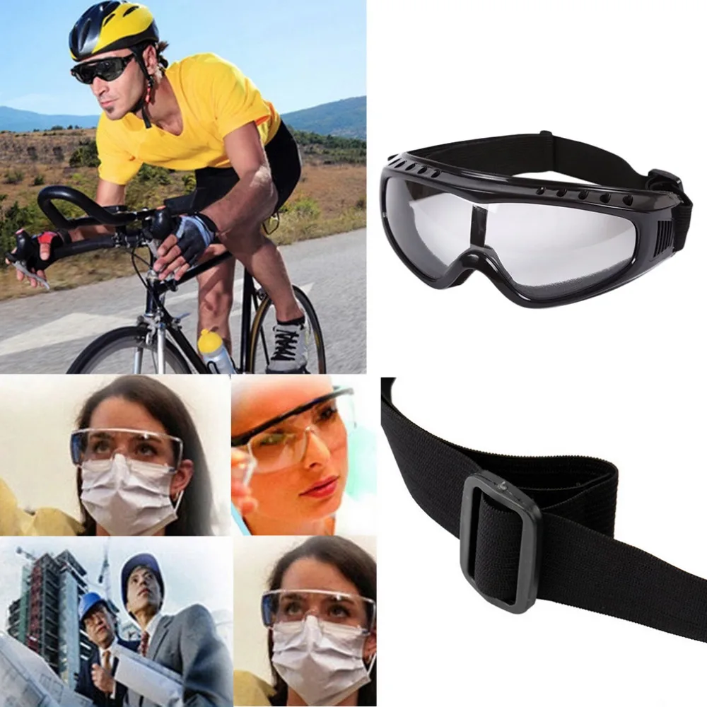 Transparent Unisex Safety Goggles Motorcycle Cycling Eye Protection