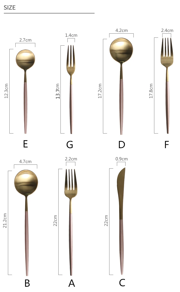 Нержавеющая сталь нож Вилка Простой и творческий Европейский посуда бытовая розовое золото посуда AKUHOME