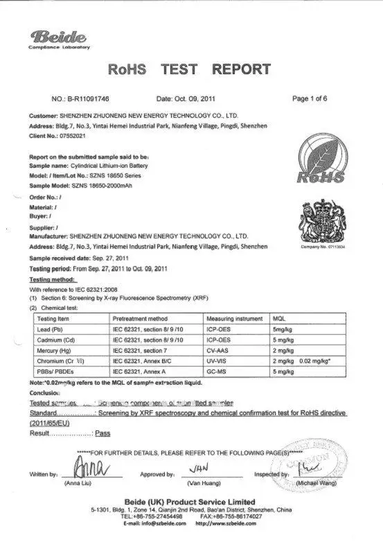 4 штуки в партии 18650 Батарея перезаряжаемые ICR18650 2200 мА/ч, литий-ионный аккумулятор 3,6 v Батарея для zhuo neng