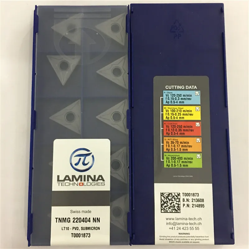 

TNMG220404NN LT10 Original LAMINA CNC blade carbide insert lathe tool 10pcs/lot FREE SHIPPING