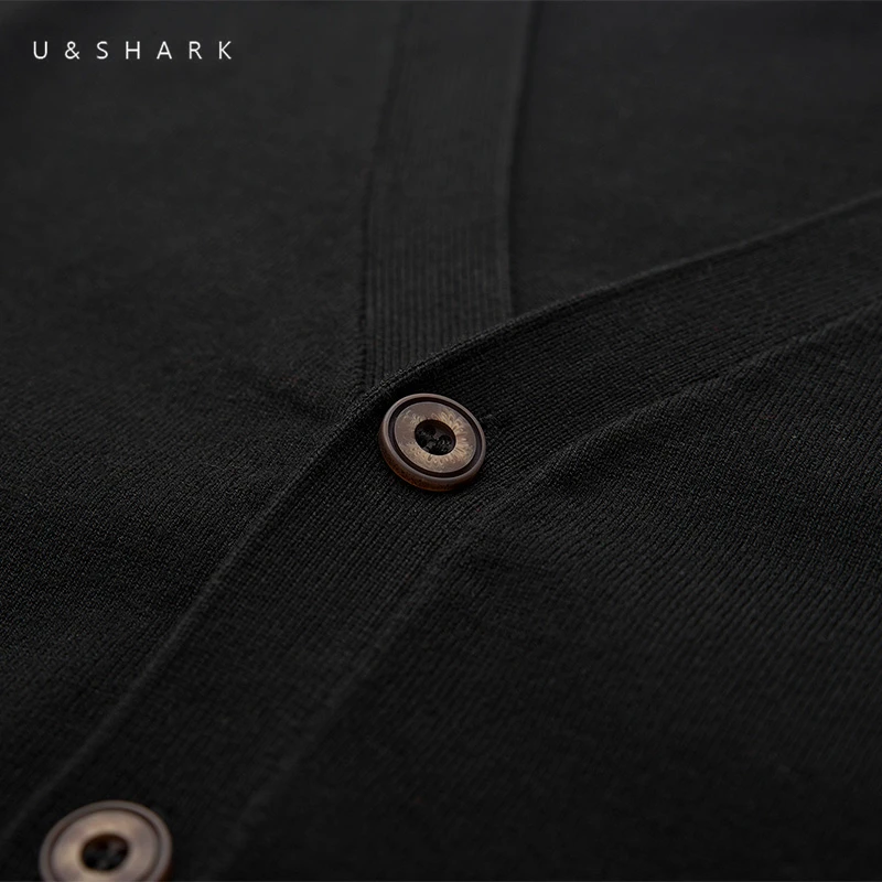 U & SHARK новинка 2018 весенний мужской кардиган модный Повседневный свитер вязаная