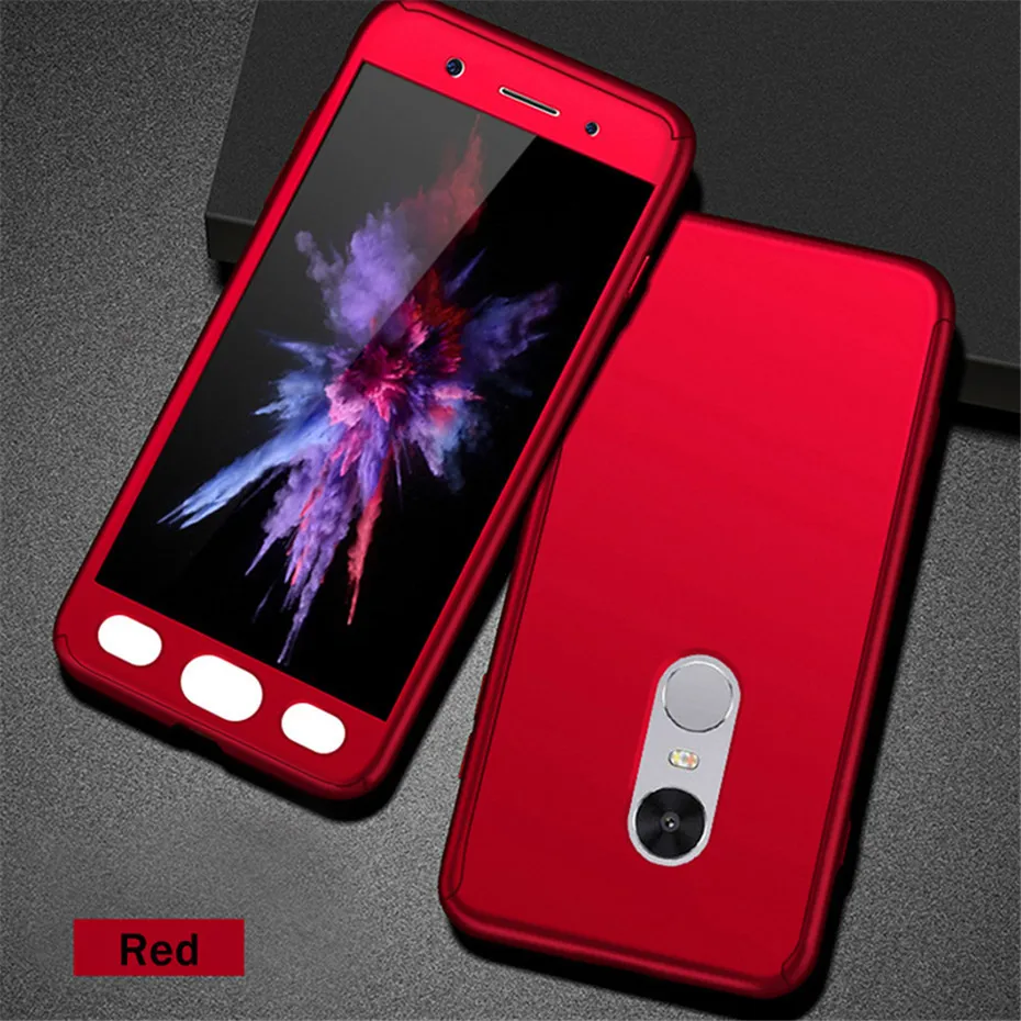 MOUSEMI Case For Xiaomi Redmi Note 5 Pro 5A Prime Plus 360 Full Cover Hard Phone Case Glass For Xiaomi Redmi 6 Pro 6A S2 Case On (6)