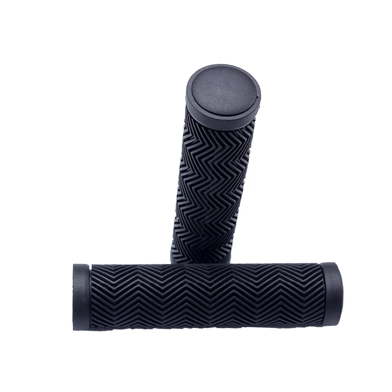 Non-Slip Soft Rubber Mountain Bicycle Handlebars, Outdoor Sports MTB Bike Handlebars, Water Ripple Handlebars Parts