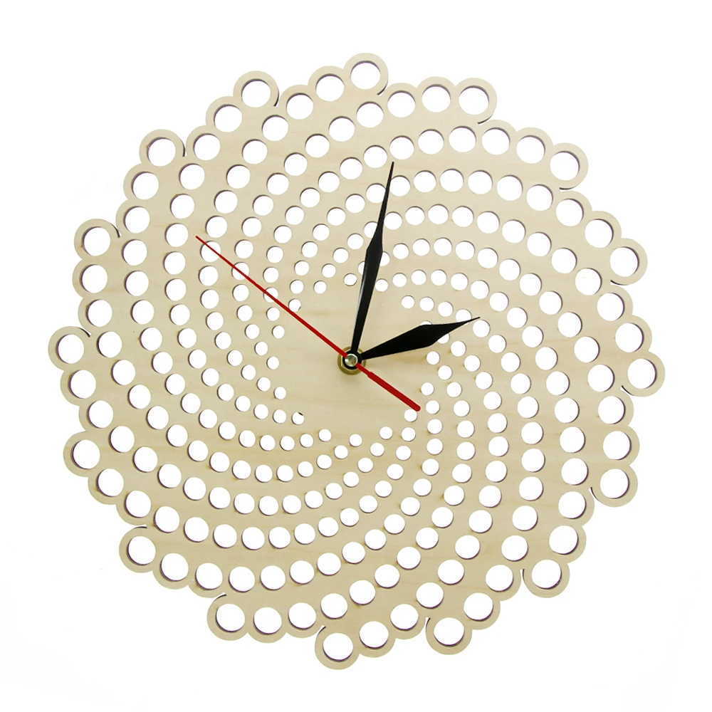 

Spiral Wood Wall Clocks Stylish Home Accent Decor Modern Minimalist Clock Abstract Wall Art Hanging Wall Watch Housewarming Gift