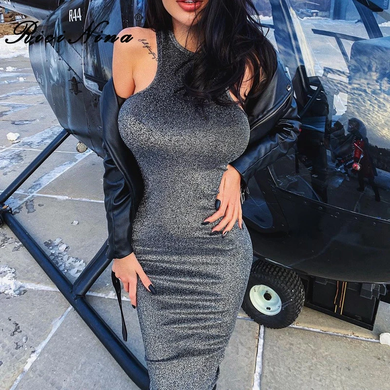 RICININA 2019 Dress Women O Neck Long Sleeve Off Shoulder Slim Party Mid-Calf Dress Ladies Sexy Casual Club Dresses Vestidos RICININA 2019 Dress Women O Neck Long Sleeve Off Shoulder Slim Party Mid-Calf Dress Ladies Sexy Casual Club Dresses Vestidos