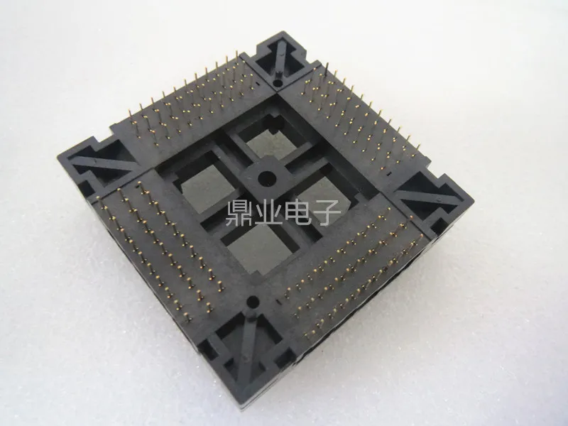 Opentop QFP128 IC120-1284-001 интервал 0,8 мм и IC Сжигание сиденье адаптер Тесты ing сиденье Тесты гнездо Тесты скамья