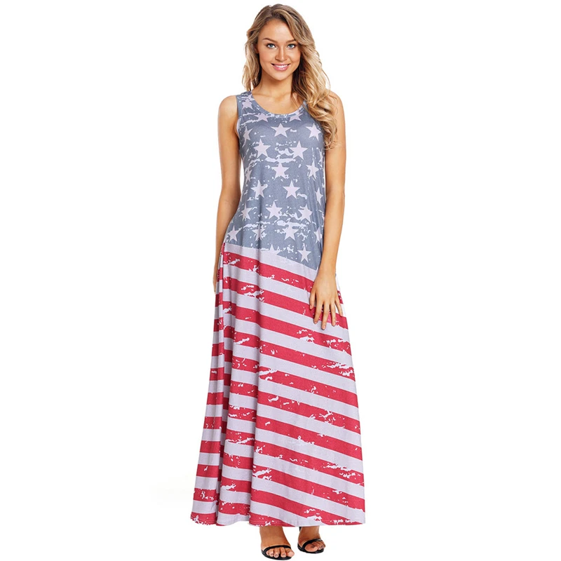 july 4th maxi dress