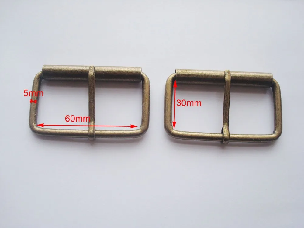 

2-9/25"(60mm) Leathercraft Hardware antique bronze single Pins Belt Roller Buckle,bag buckle,garment accessories,bag fasteners