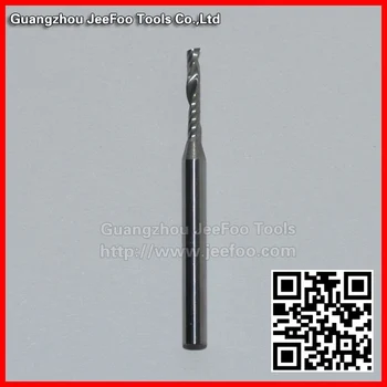 

One flute spiral end mill bits cutting tools cnc router bits for Acrylic,PVC, Wood