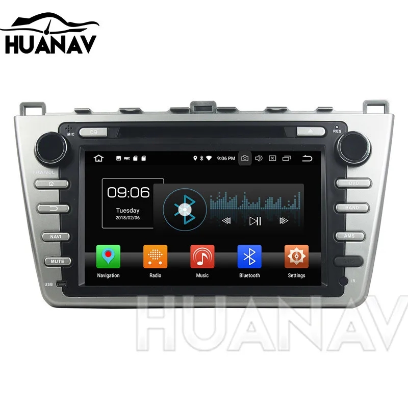 Cheap Android 8.0 Car GPS Navigation No DVD Player For Mazda 6 Atenza 2008-2012 audio radio player Headunit multimedia Stereo recorder 5