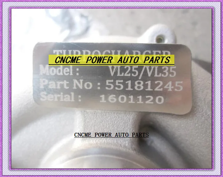 TURBO RHF4H VL35 VL25 VG400007 55223928 Turbocharger For FIAT Idea Doblo Punto 2 Lancia Musa 1.9 JTD 1.9L Multijet 8V 1.9TD 74KW (2)