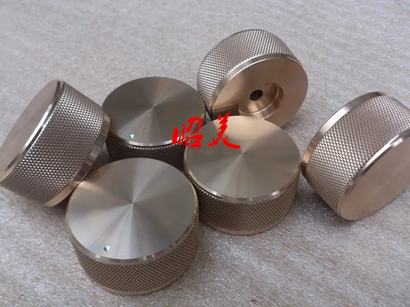 

1pcs aluminum knob potentiometer knob 38*22mm Knurled potentiometer cap car knob switch cap Encoder for amplifier