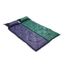 Автоматическая надувная подушка синяя Подушка с 9 воздушными подушками может быть стеганый коврик на открытом воздухе палатка коврик для влаги