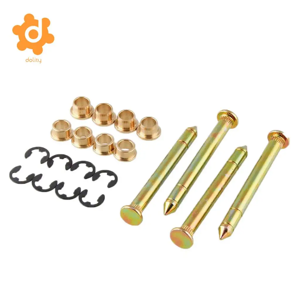 Door Hinge Pins Bushing Repair Kit for Ford F150 F250 F350 Bronco