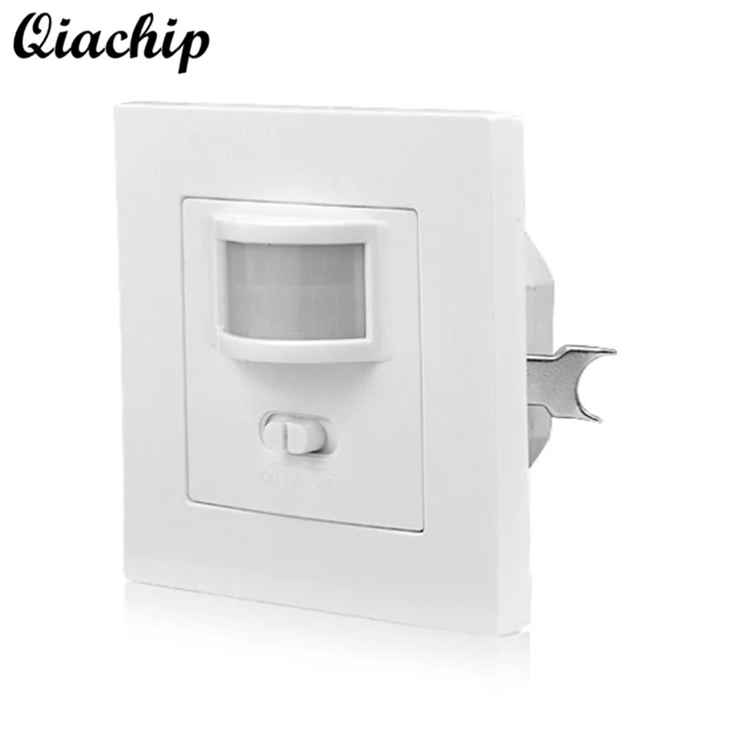 

QIACHIP AC 110V - 240V PIR Sensor IR Infrared Motion Sensor Light PIR Switch Recessed Wall Module PIR ON OFF Body Move Induction