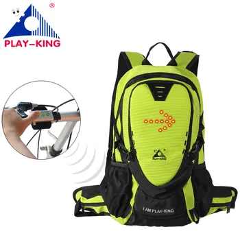 

New 18L LED turn signal remote control outdoor lights backpackride bicycle mountain bike equipment bags night riding biking 2020