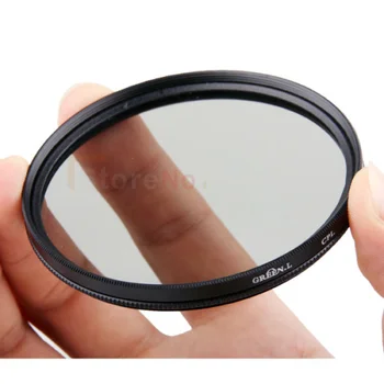 

58mm Green.L Cpl filter protective lens cap for Fujifilm X-T10 camera w/ 16-50 or 18-55mm lens XT10