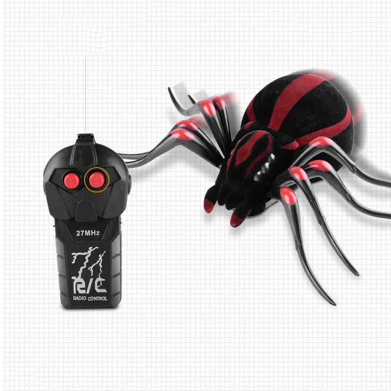 

Remote Control Realistic Fake Spider RC Animals RC Prank Insect Scary Trick Toy Halloween RC Tricky Prank Scary Toy gift