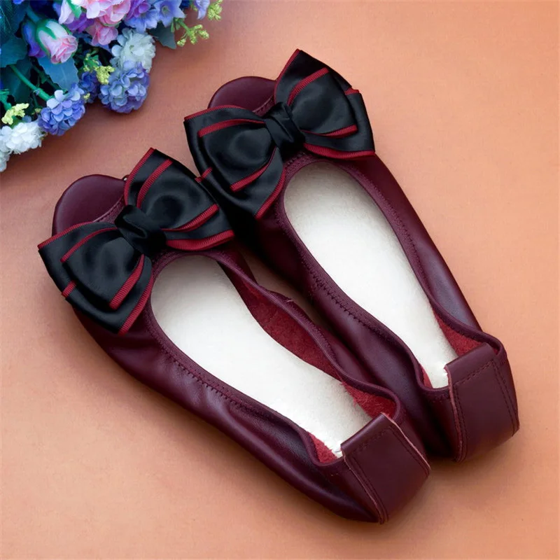 Wine Red Black Bow